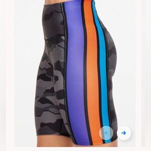 Zumba Explore High Waist Biker shorts grey expedition size M.